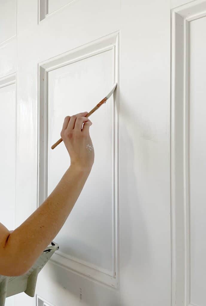 diy recessed panel wainscoting