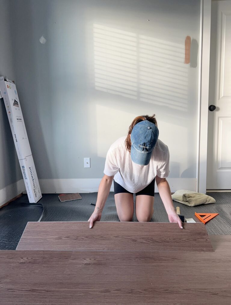 Installing Home Depot's LifeProof flooring