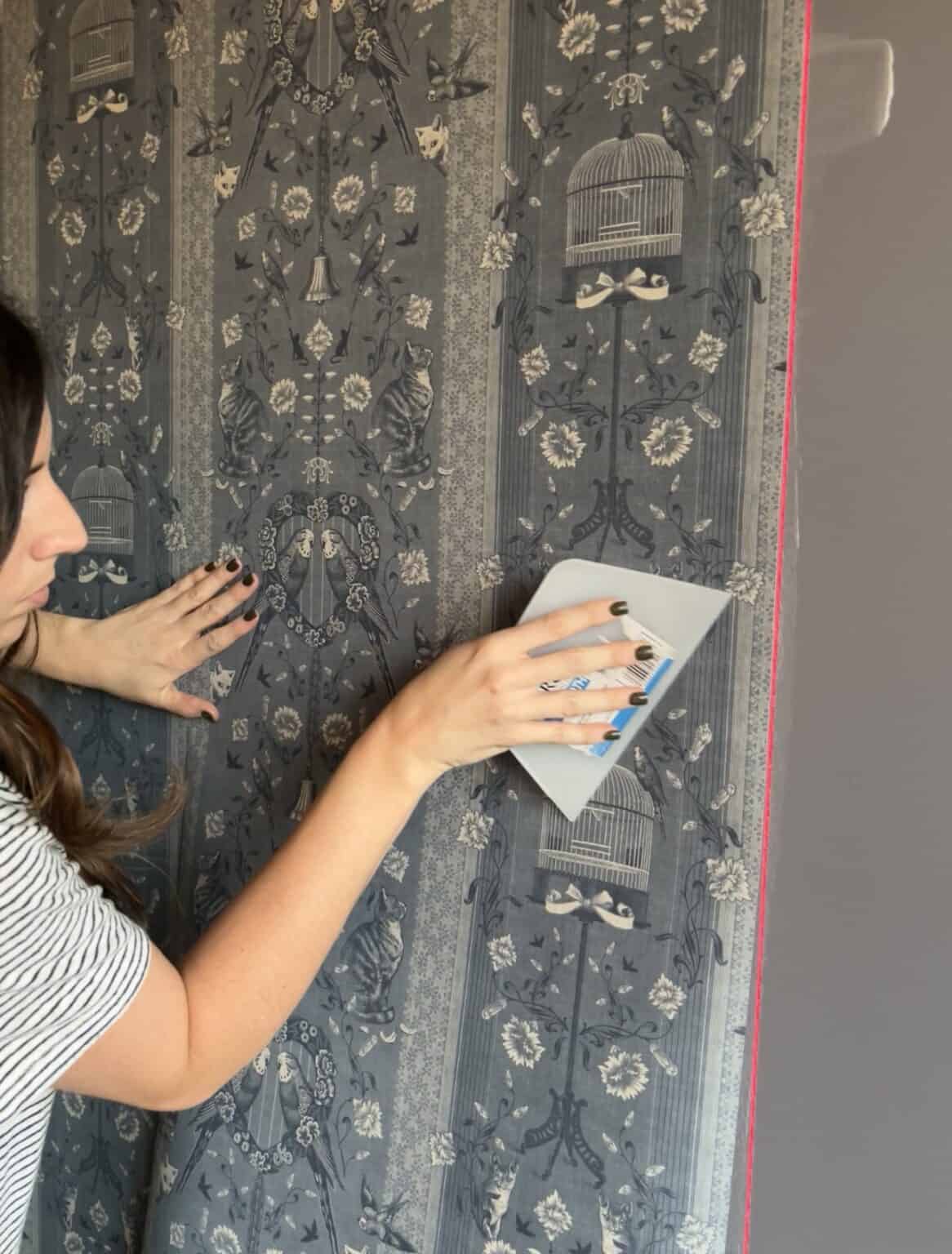 How to Hang Traditional Wallpaper (StepbyStep) Our Aesthetic Abode