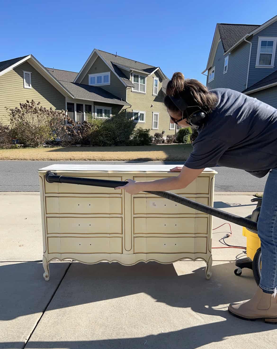 DIY Black Dresser Makeover (French Provincial) Our Aesthetic Abode