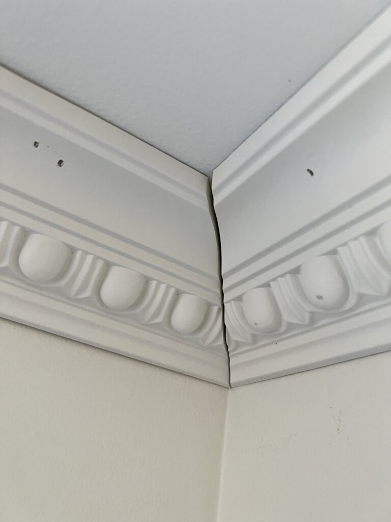 cutting inside corners for crown molding