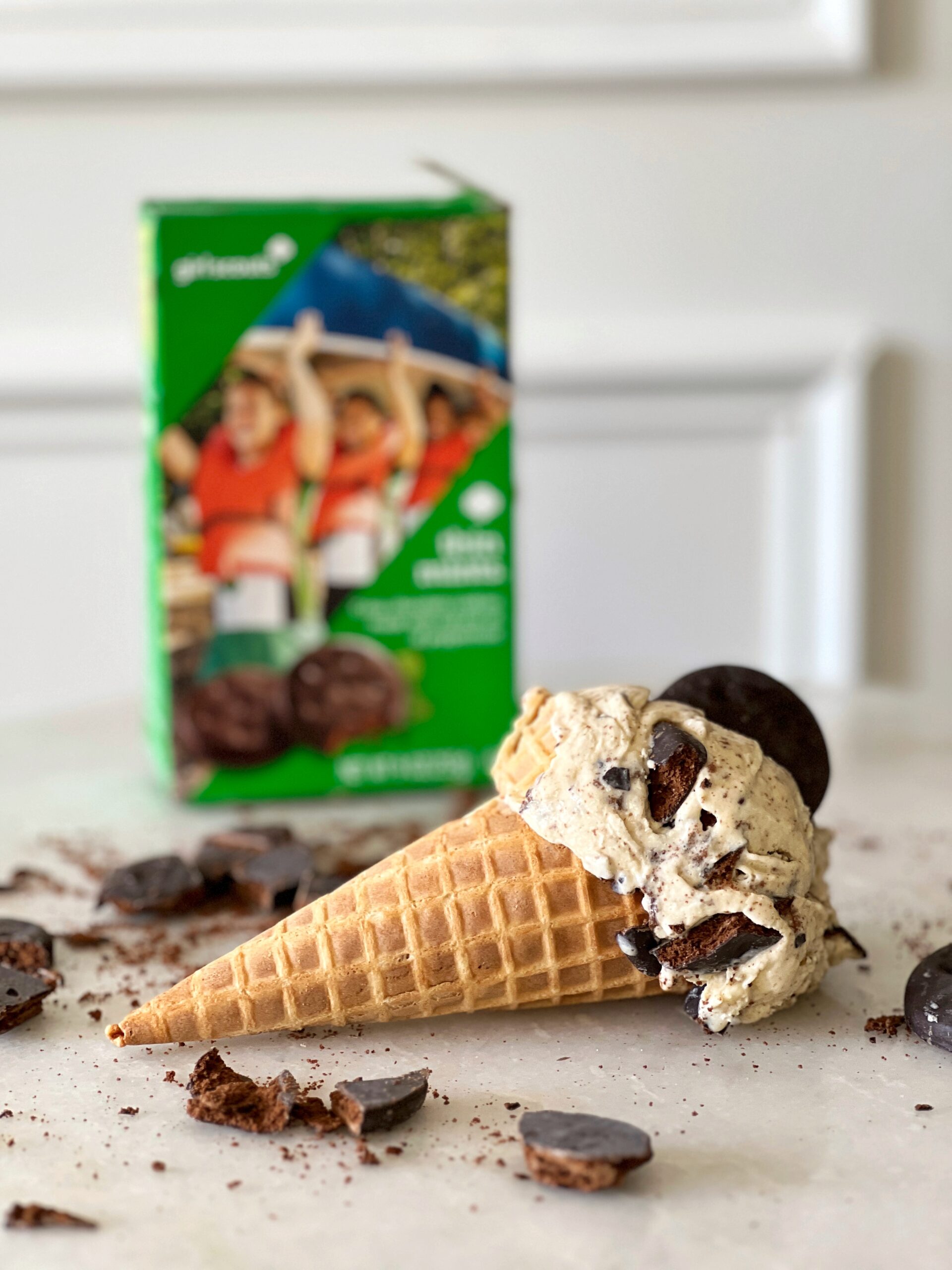 Homemade Thin Mint Cookie Ice Cream Recipe Our Aesthetic Abode