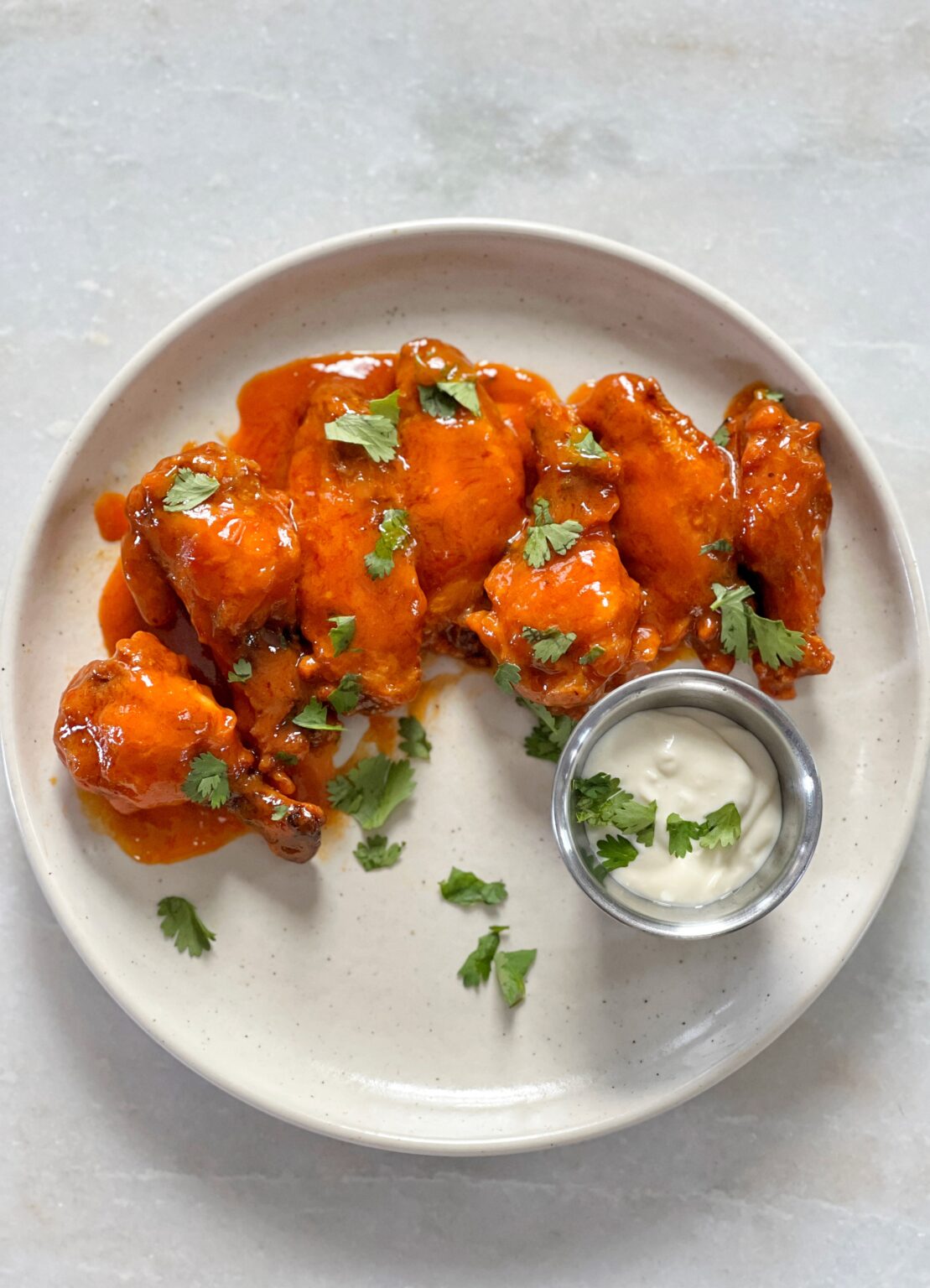 The Easiest Frozen Crispy Air Fryer Chicken Wings Our Aesthetic Abode