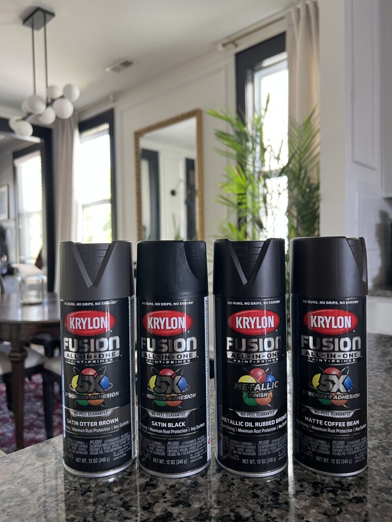 Krylon neutral spray paint options