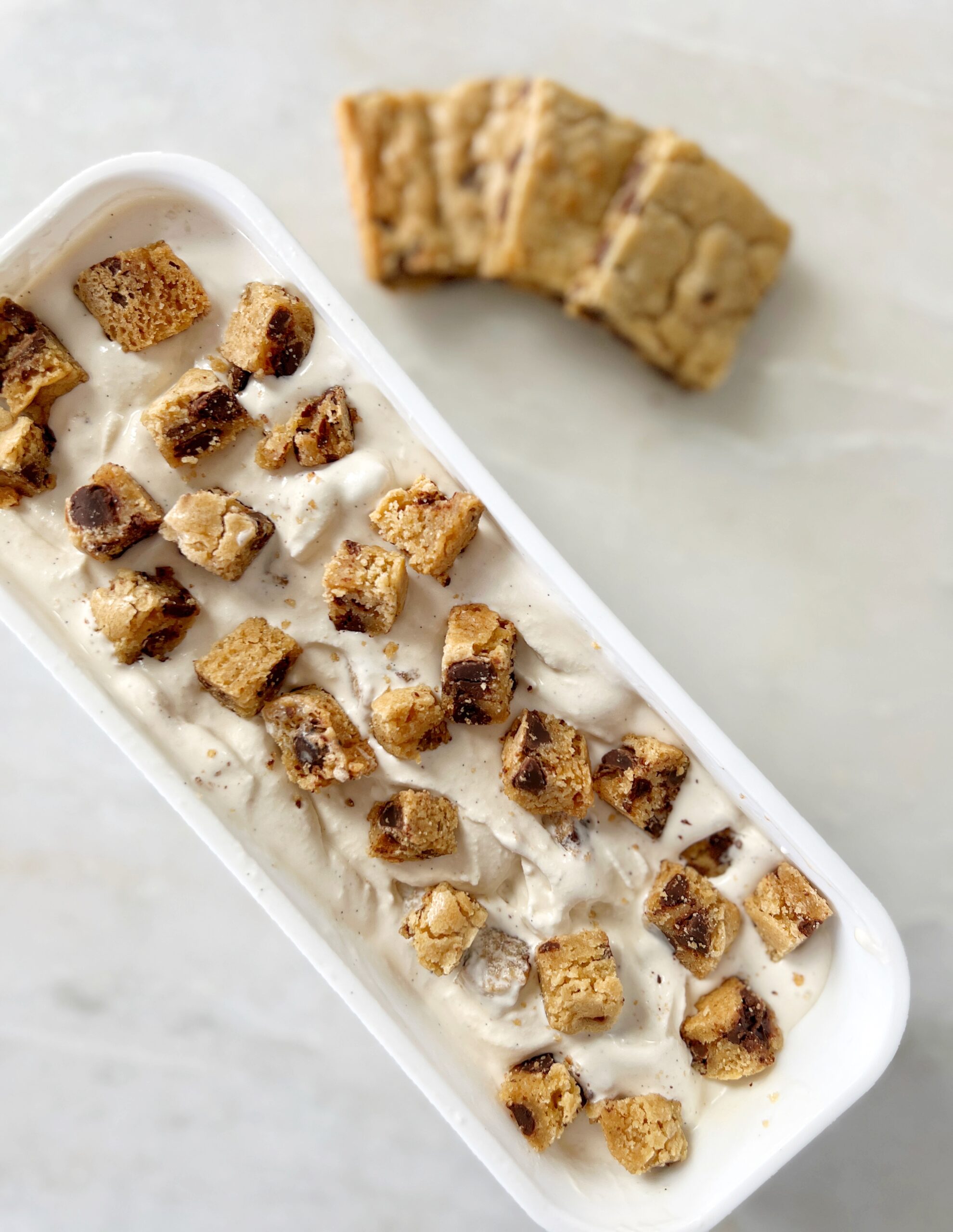 Homemade Bourbon Ice Cream Recipe with Blondies Our Aesthetic Abode