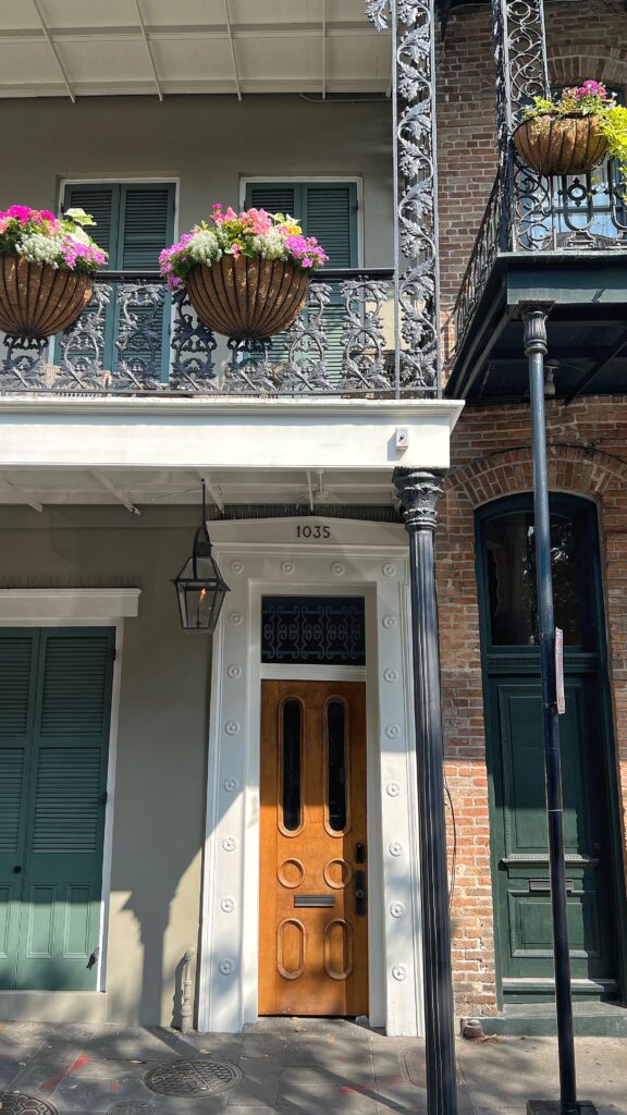 two homes in the french quarter of New Orleans