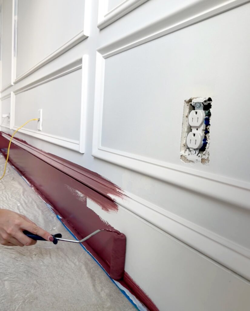 how to paint baseboards and trim