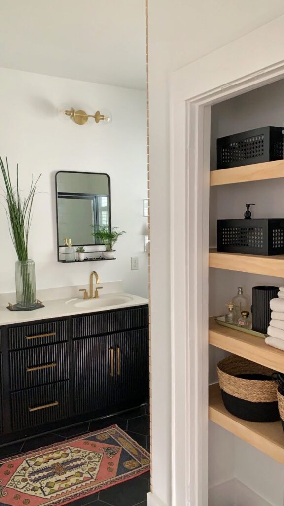 bathroom vanity makeover modern