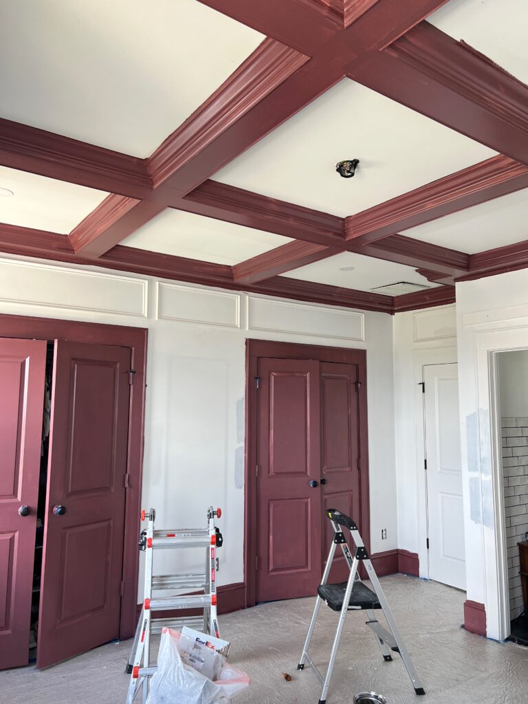 How To Build A Diy Coffered Ceiling