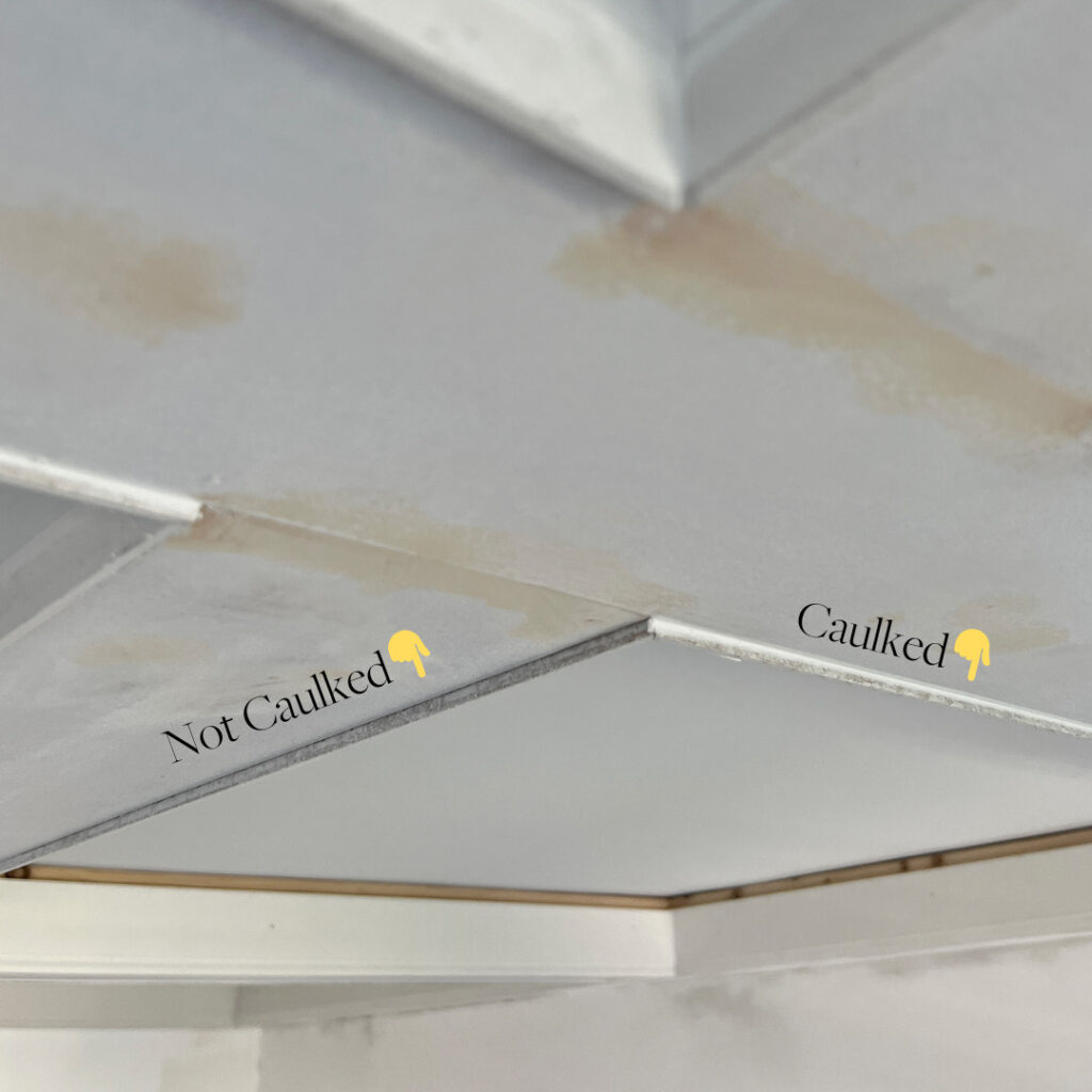 how to install coffered ceiling