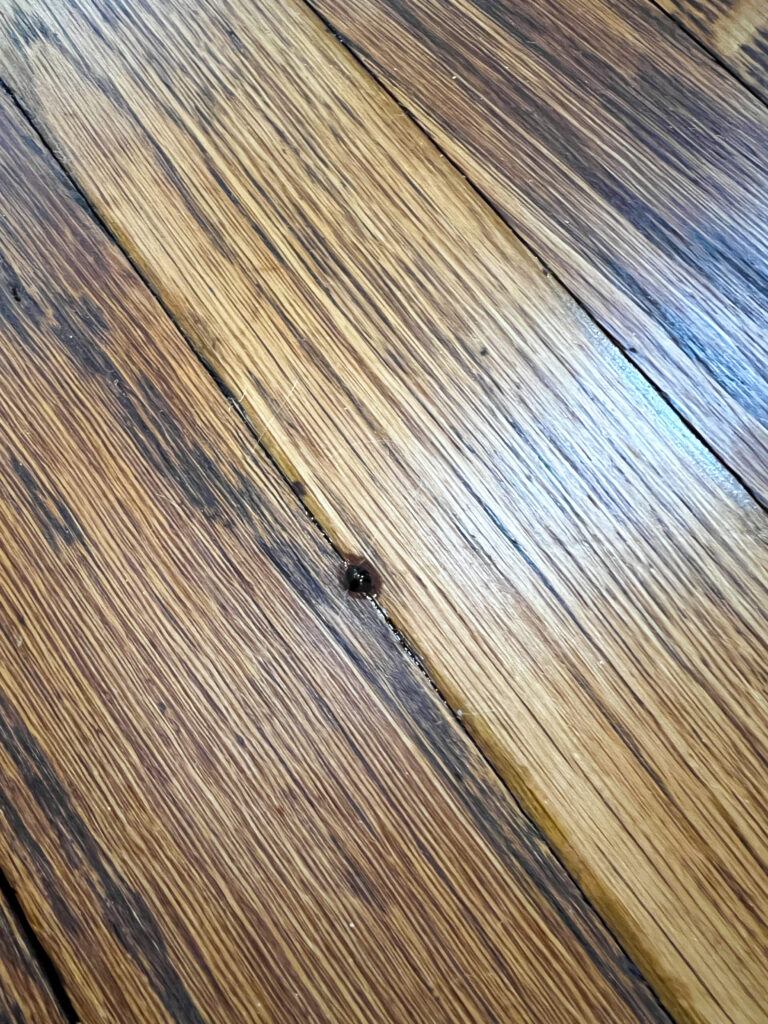 bleed back oak hardwood floors