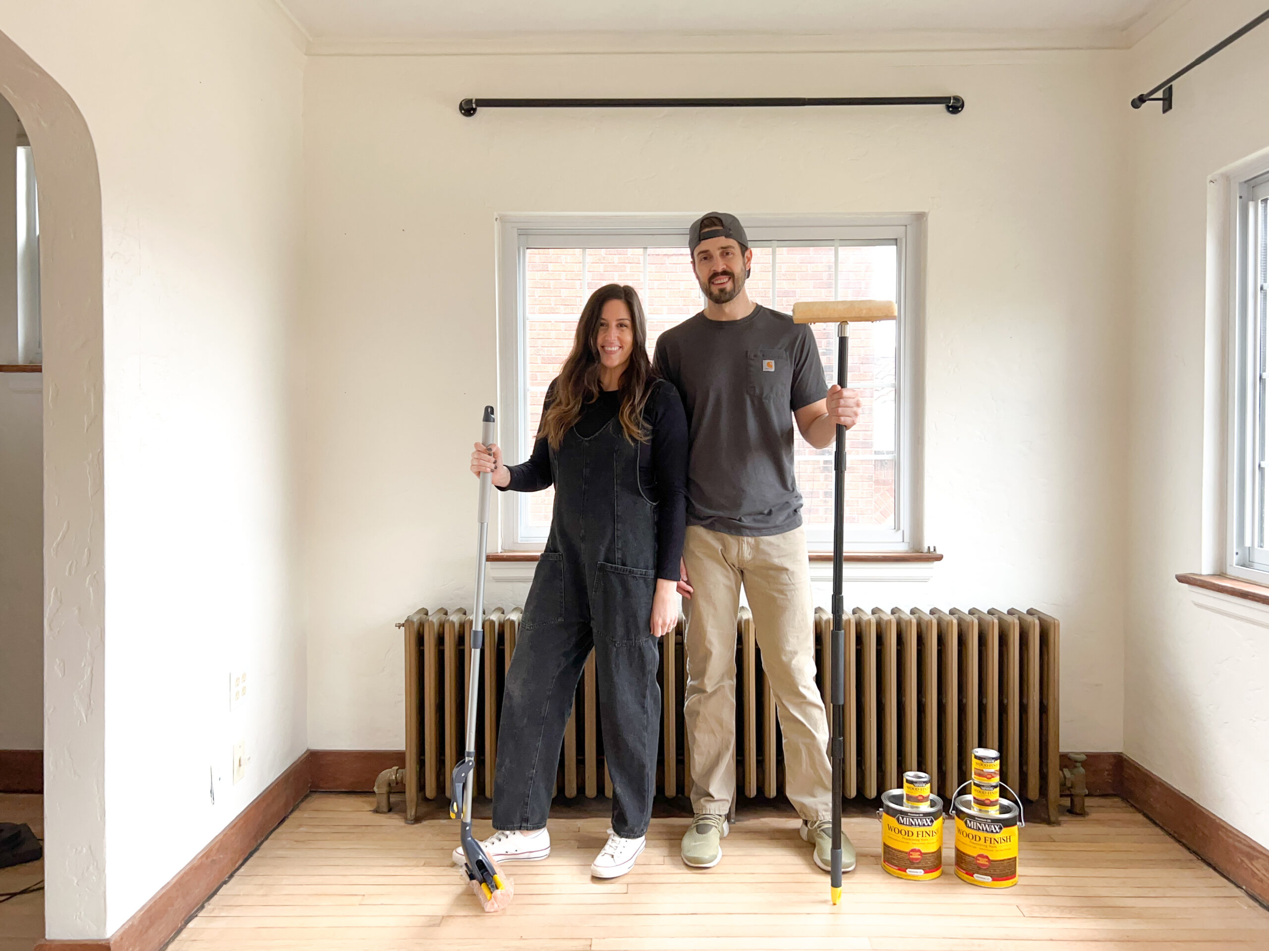 how to stain hardwood floors with minwax stain