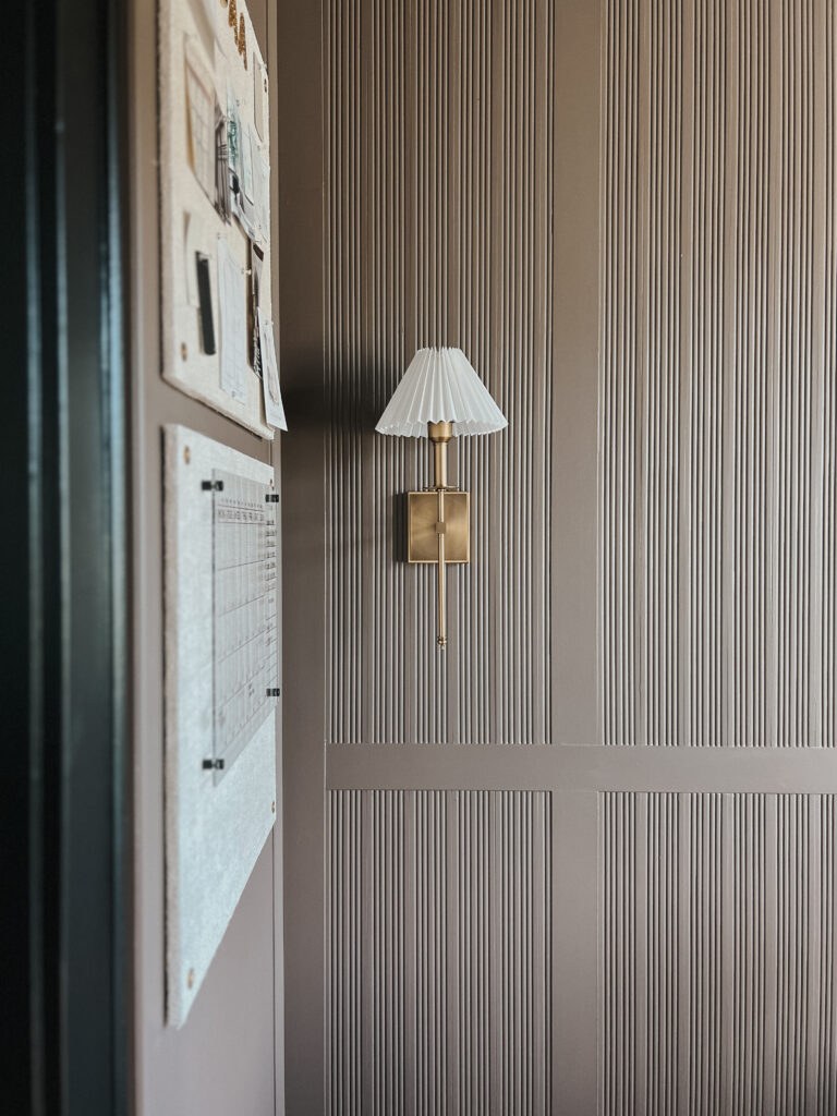 DIY fluted wall panel