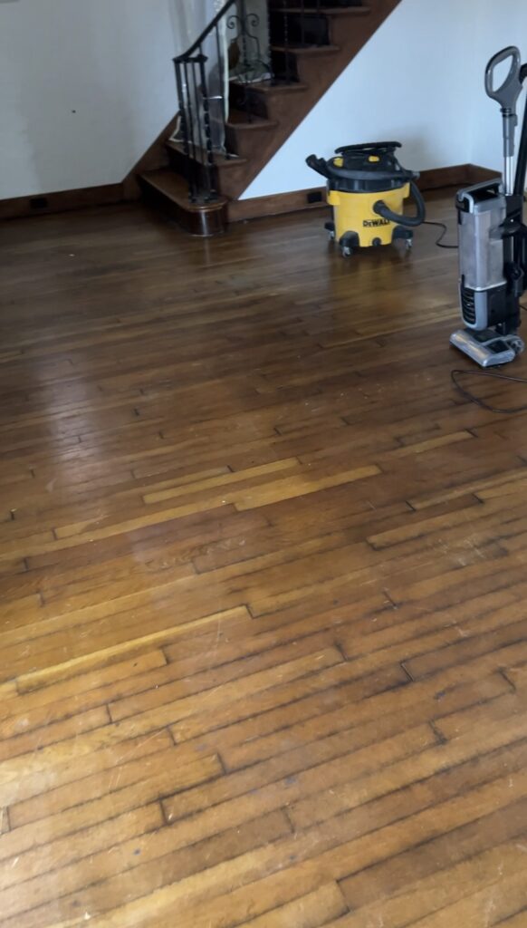 how to stain floors