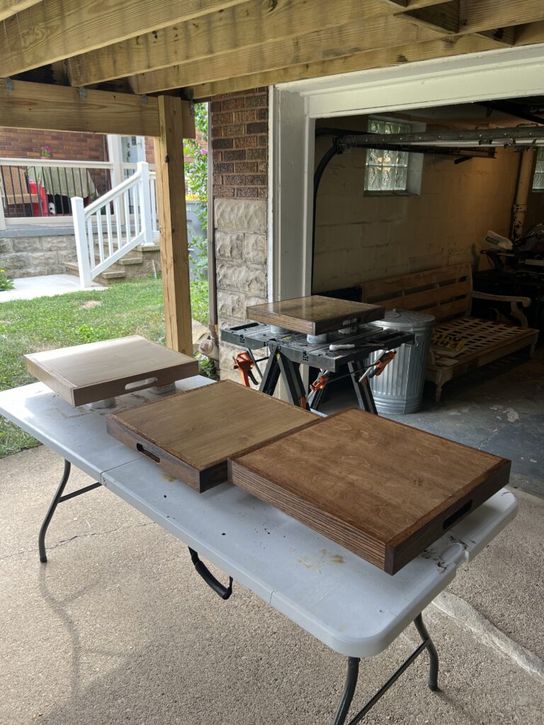 diy coffee table tray