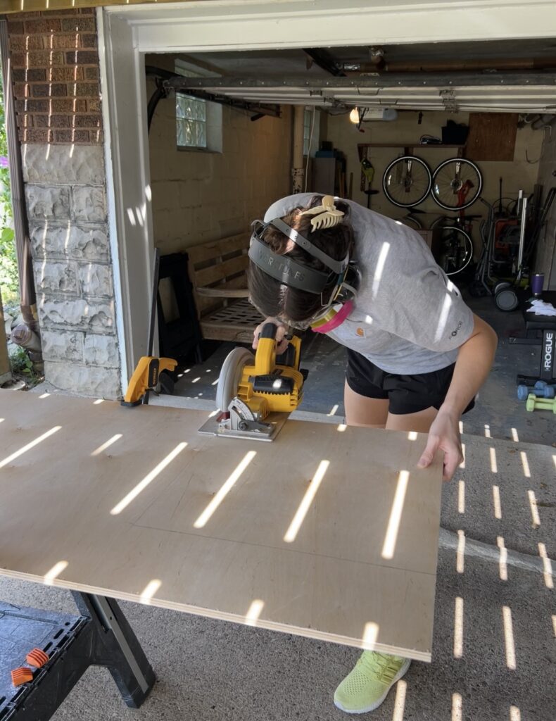 diy table tray wood