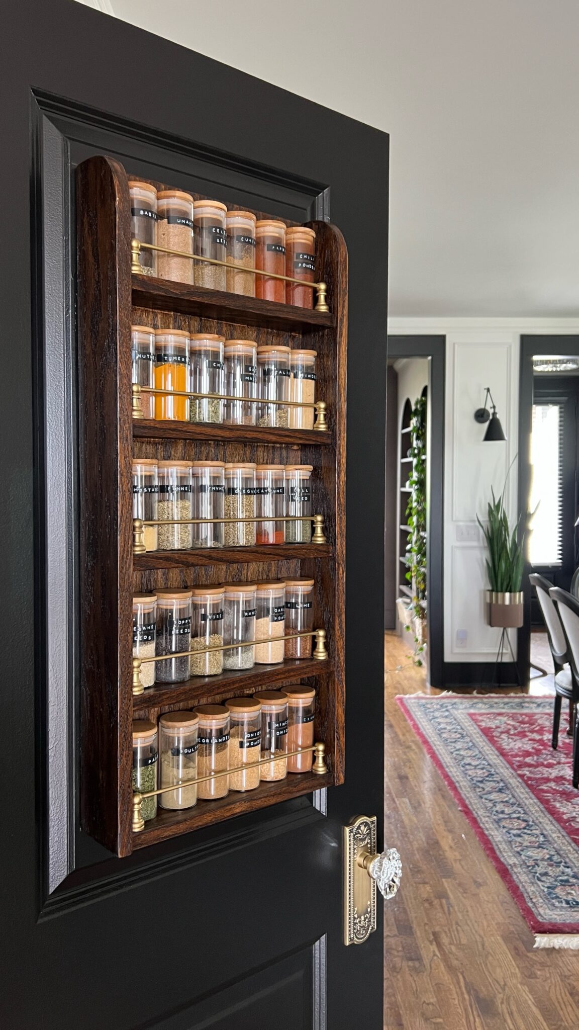 Easy Wood and Brass DIY Wall Wine Rack (Step-by-Step) | Our Aesthetic Abode