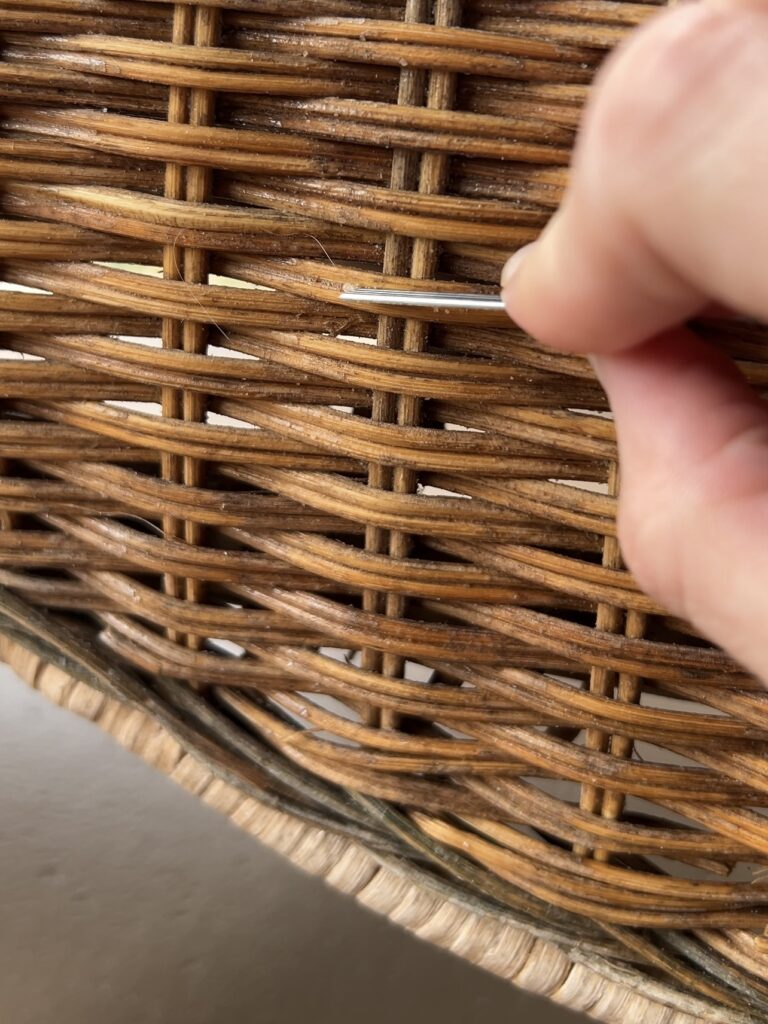 how to fix wicker patio furniture