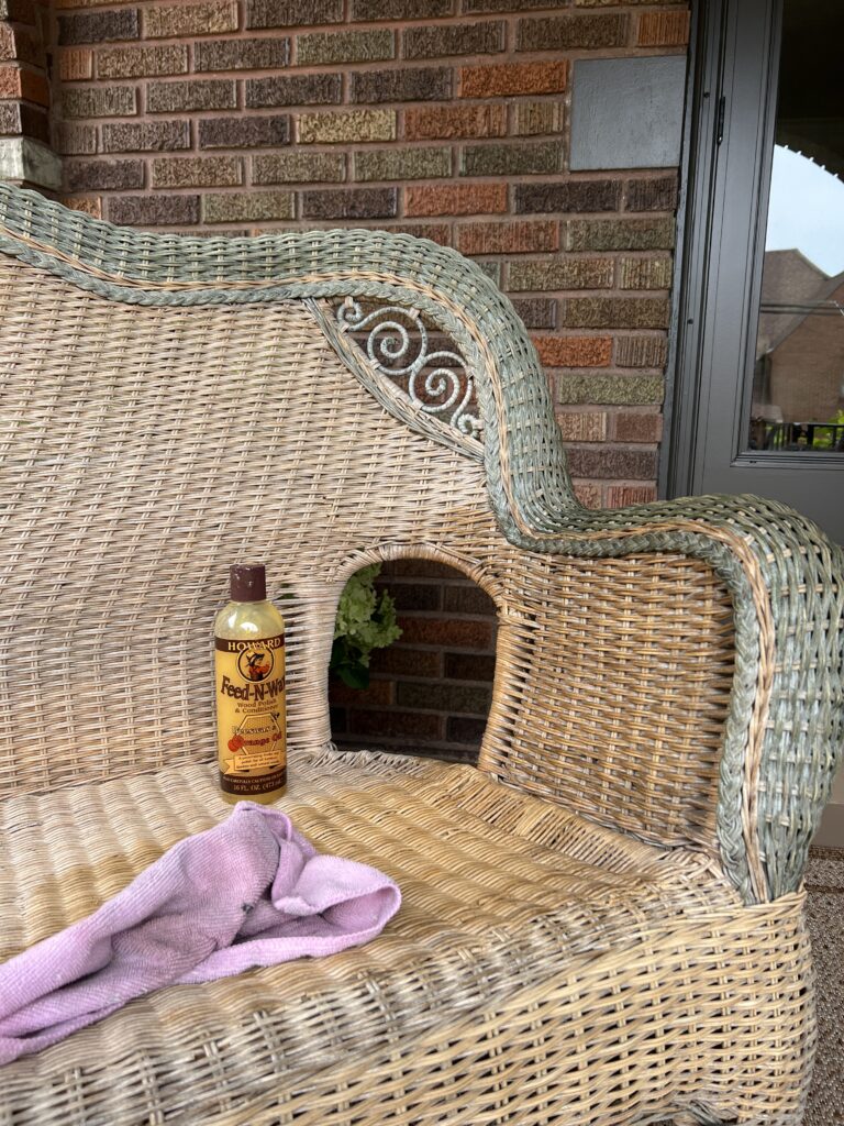 how to restore wicker furniture diy