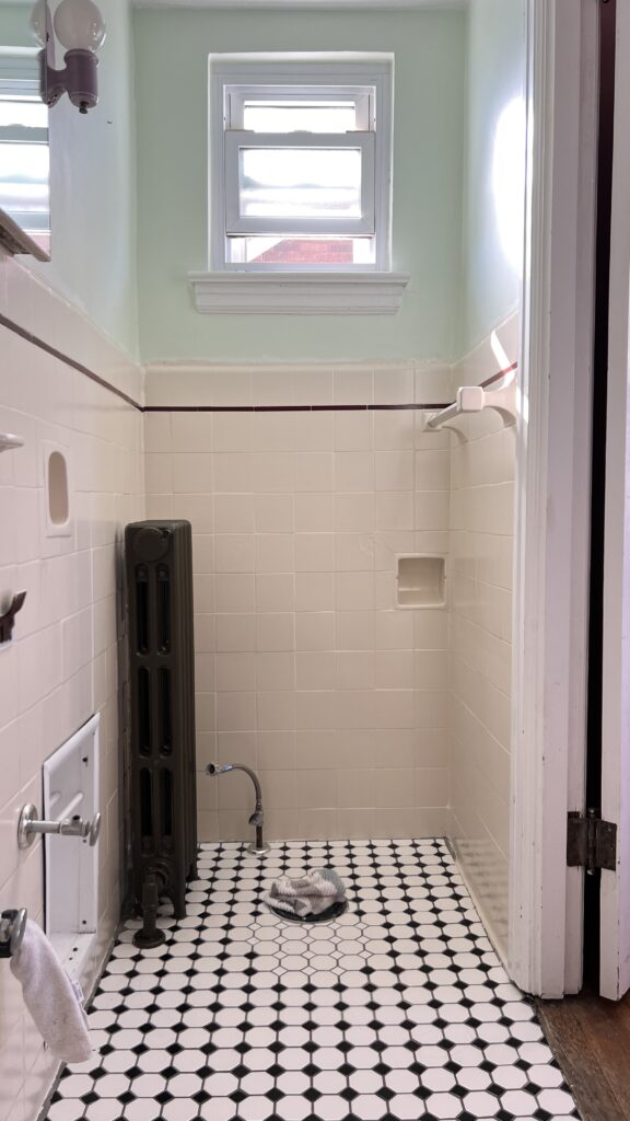 bathroom tile makeover