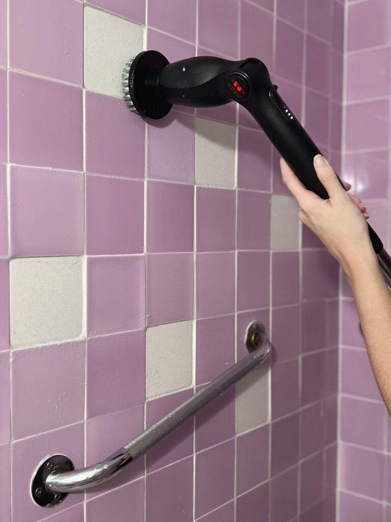 how to paint your shower tiles