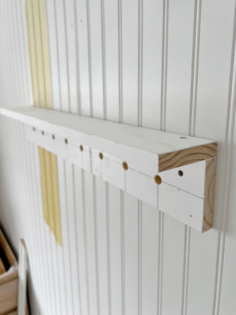 How to make a shaker peg shelf