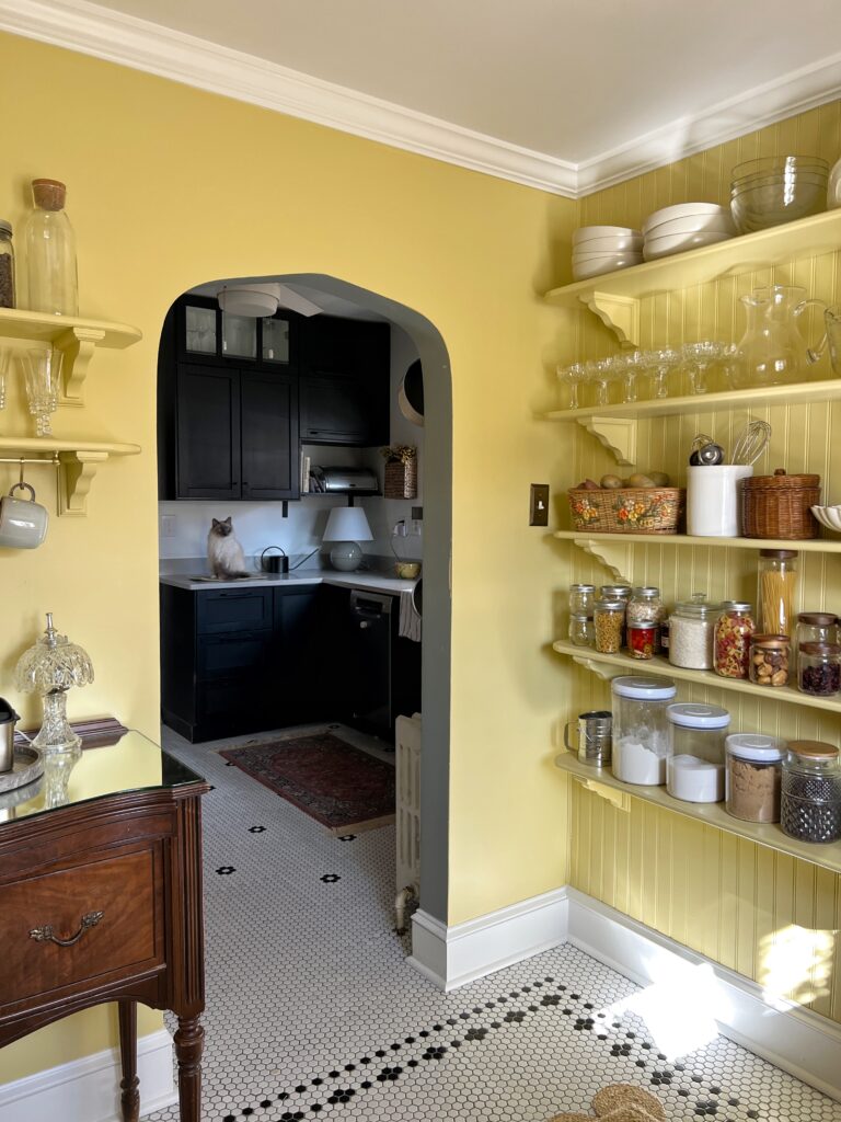 diy walk in pantry shelves