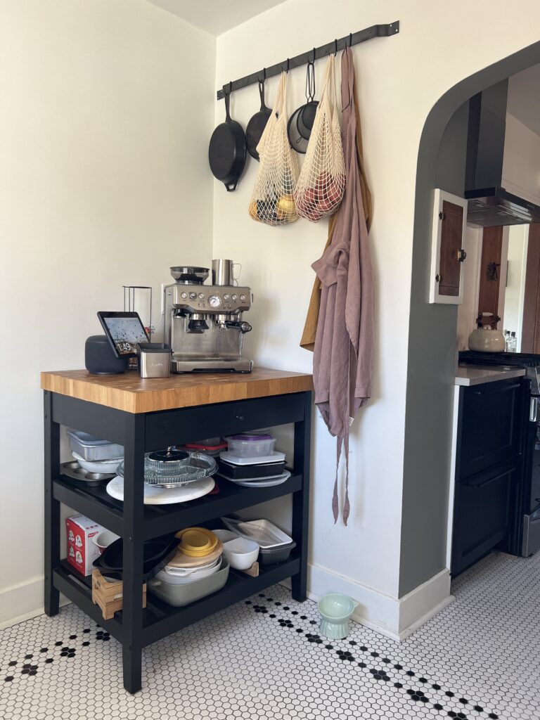 DIY walk-in pantry before