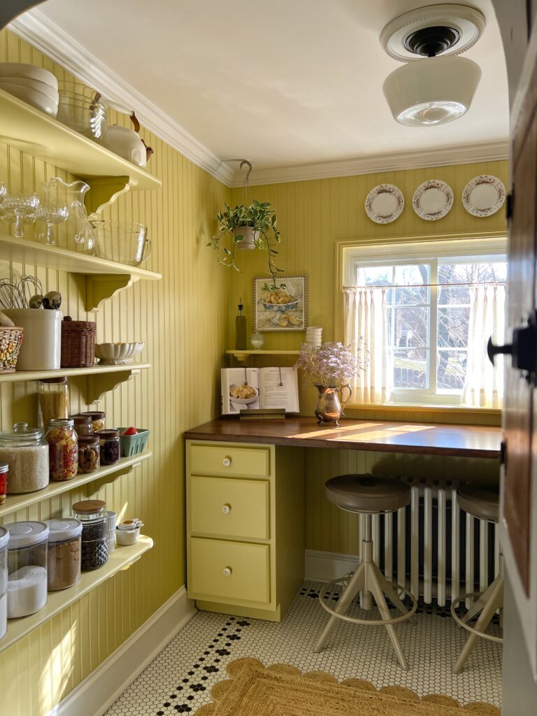 butlers pantry with window