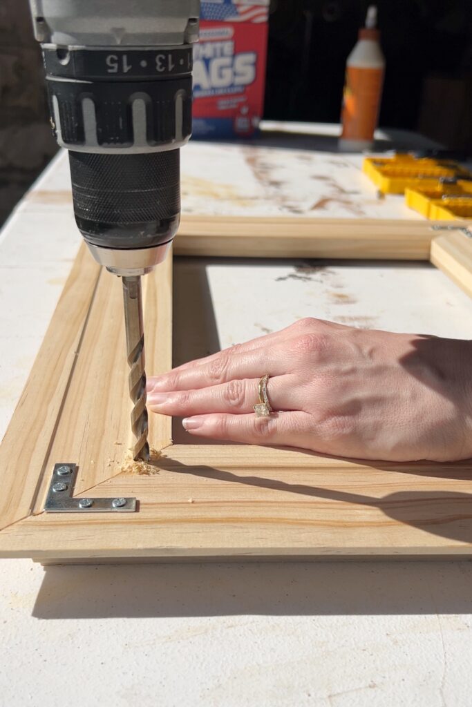 framing a medicine cabinet mirror