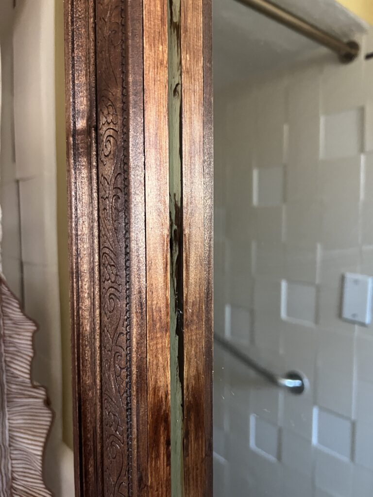 medicine cabinet frame diy