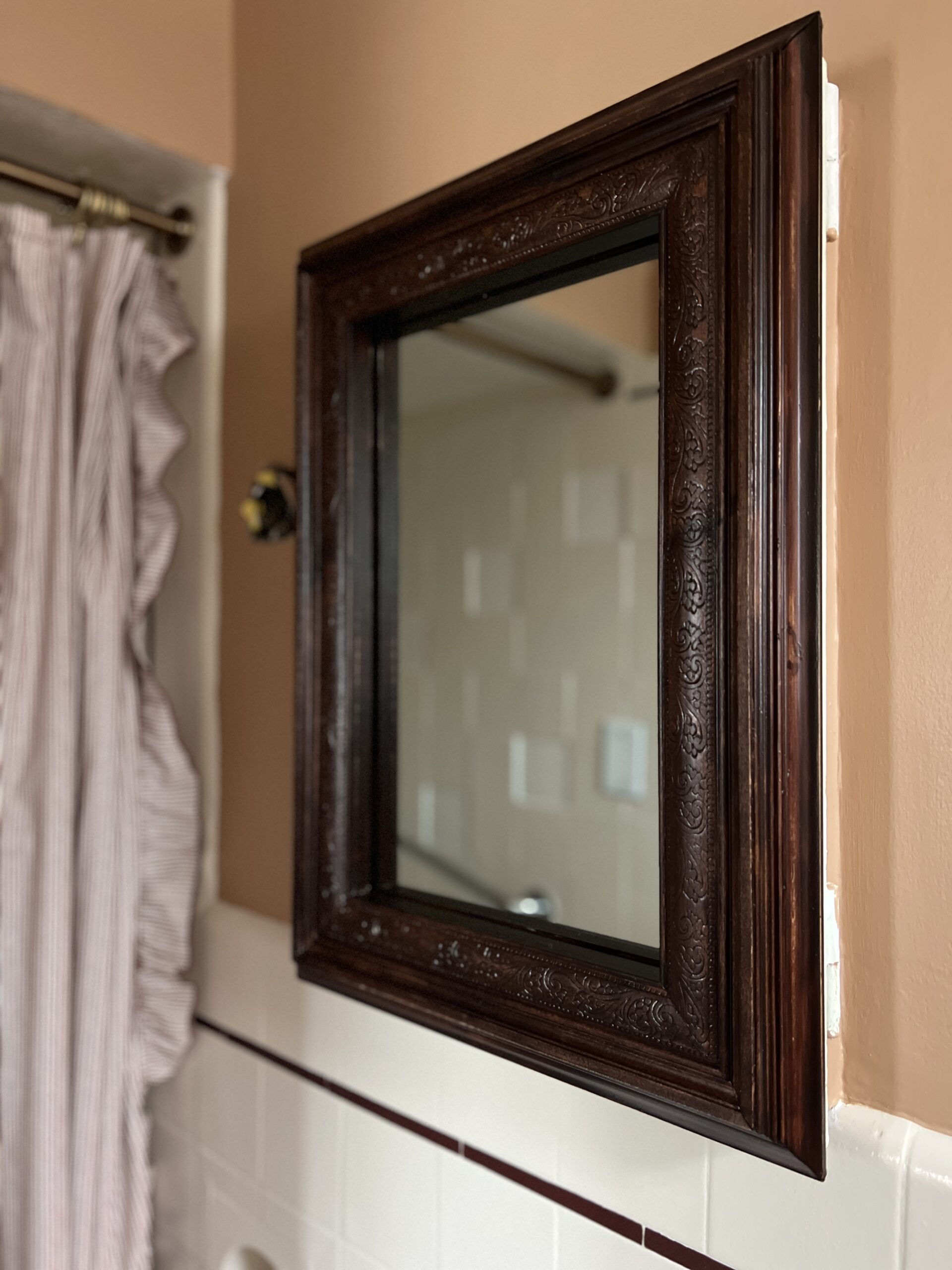 How to Frame a Medicine Cabinet Mirror (Step-by-Step) | Our Aesthetic Abode