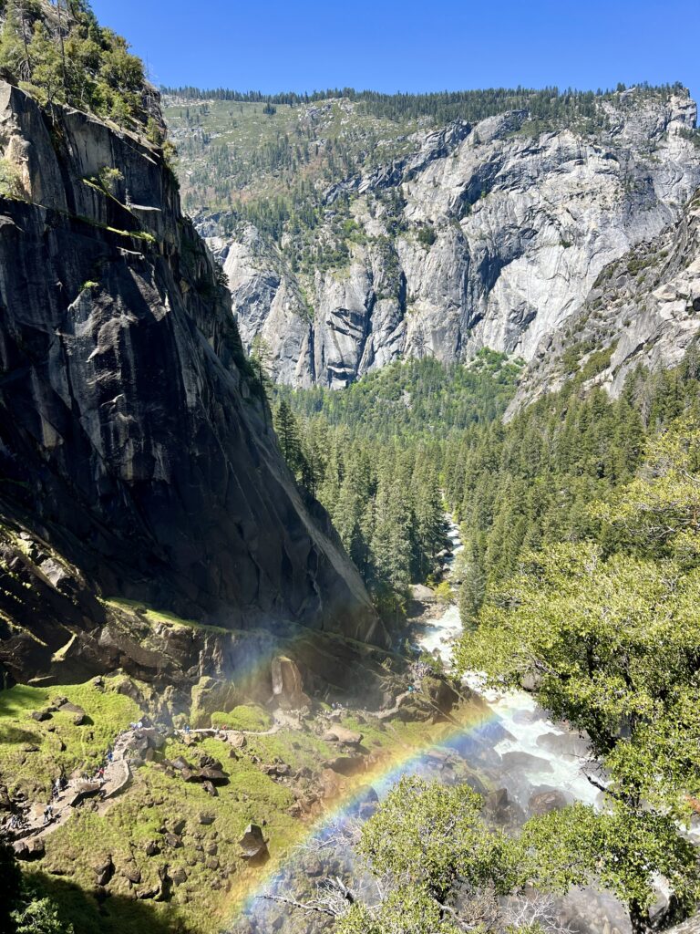 View from Nevada Fall Yosemite