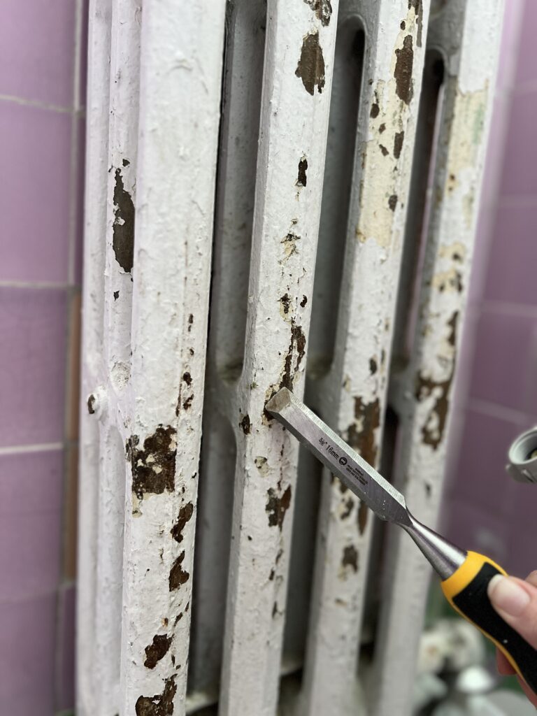 how to paint a radiator heater