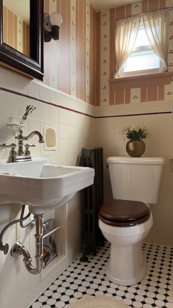 cottagecore bathroom