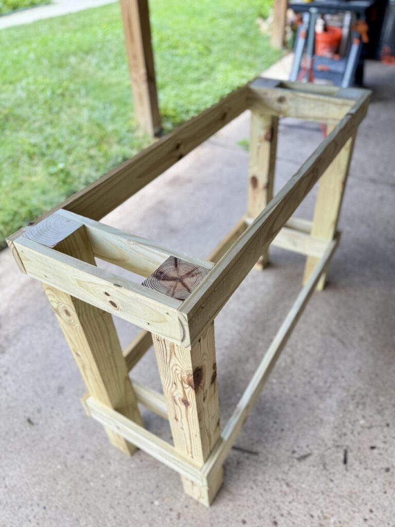 diy potting bench plans