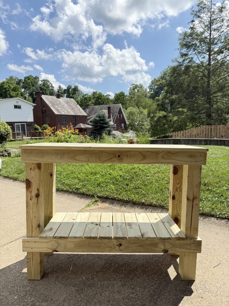 gardening table diy