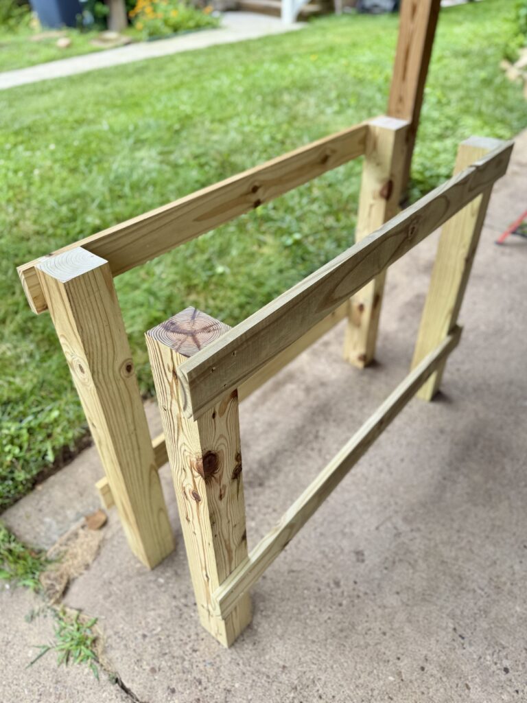 how to build a potting bench