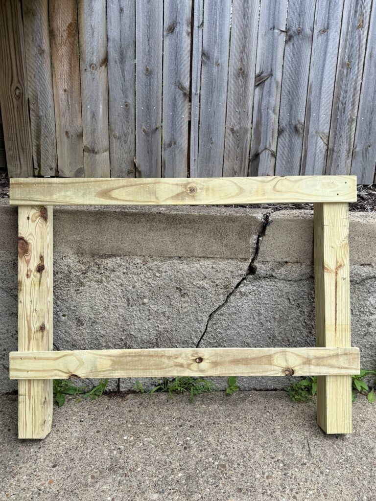 making a potting bench