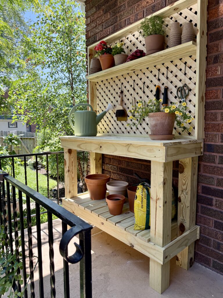 gardening table diy