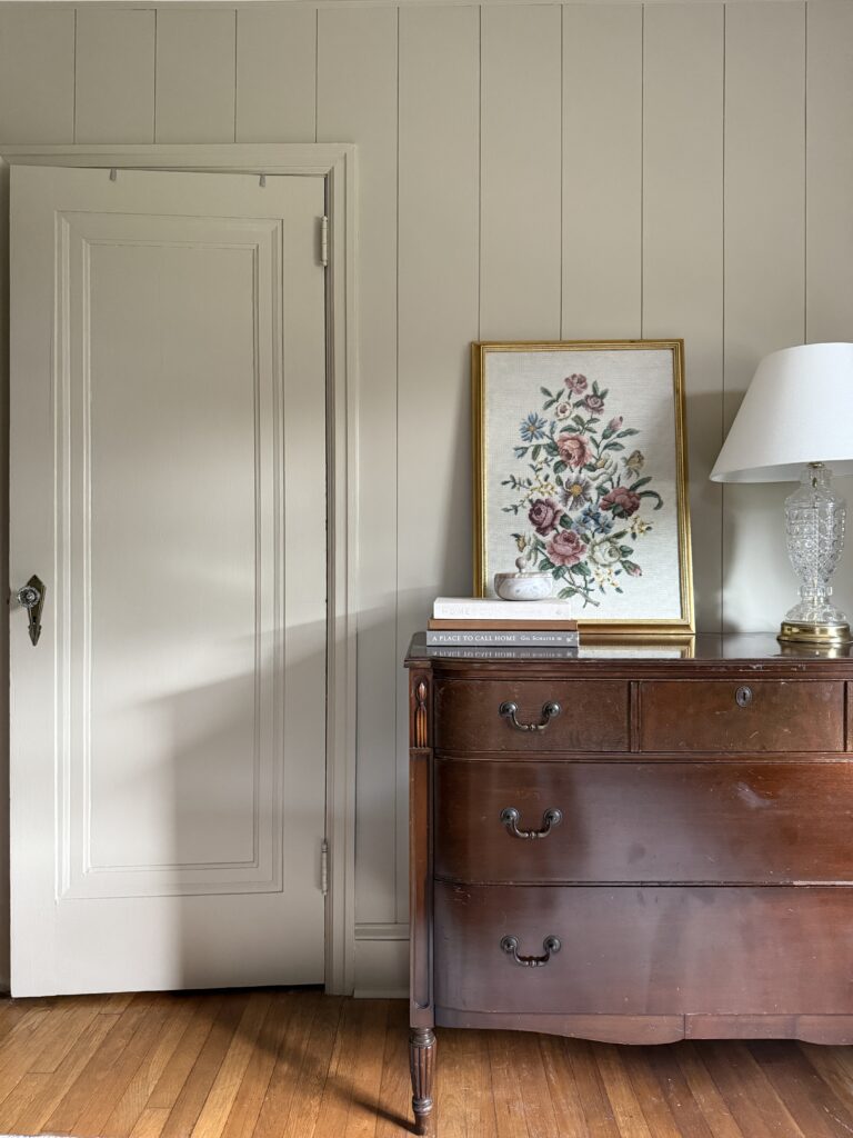 shiplap plywood wall