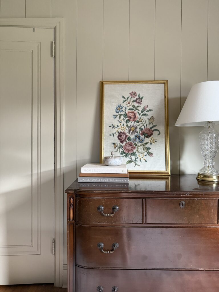 vertical paneling bedroom