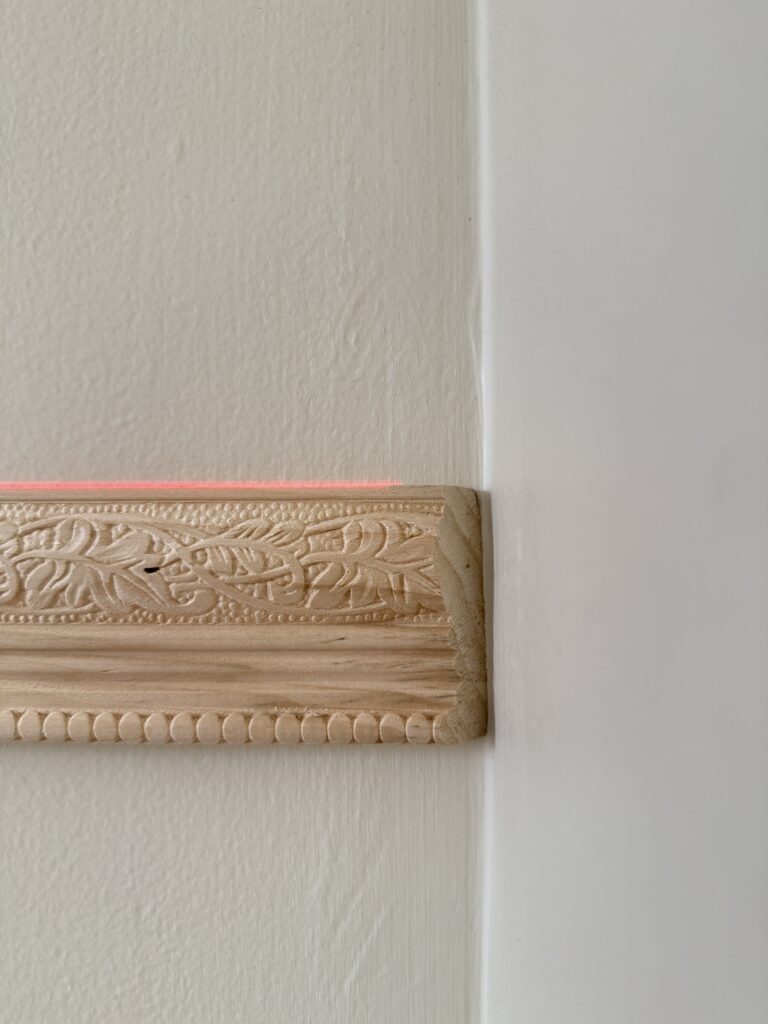 How to cut chair rail