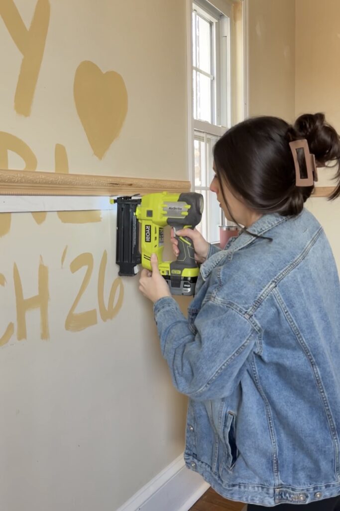 board and batten wainscoting tutorial