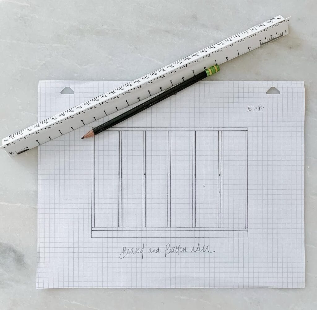 board and batten bedroom