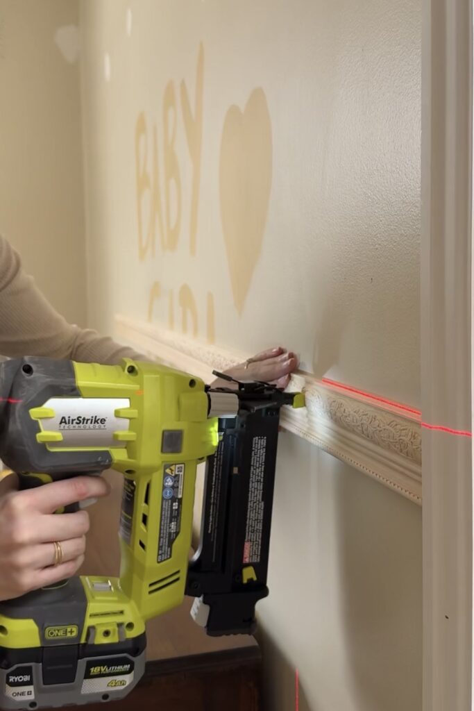 installing chair rail